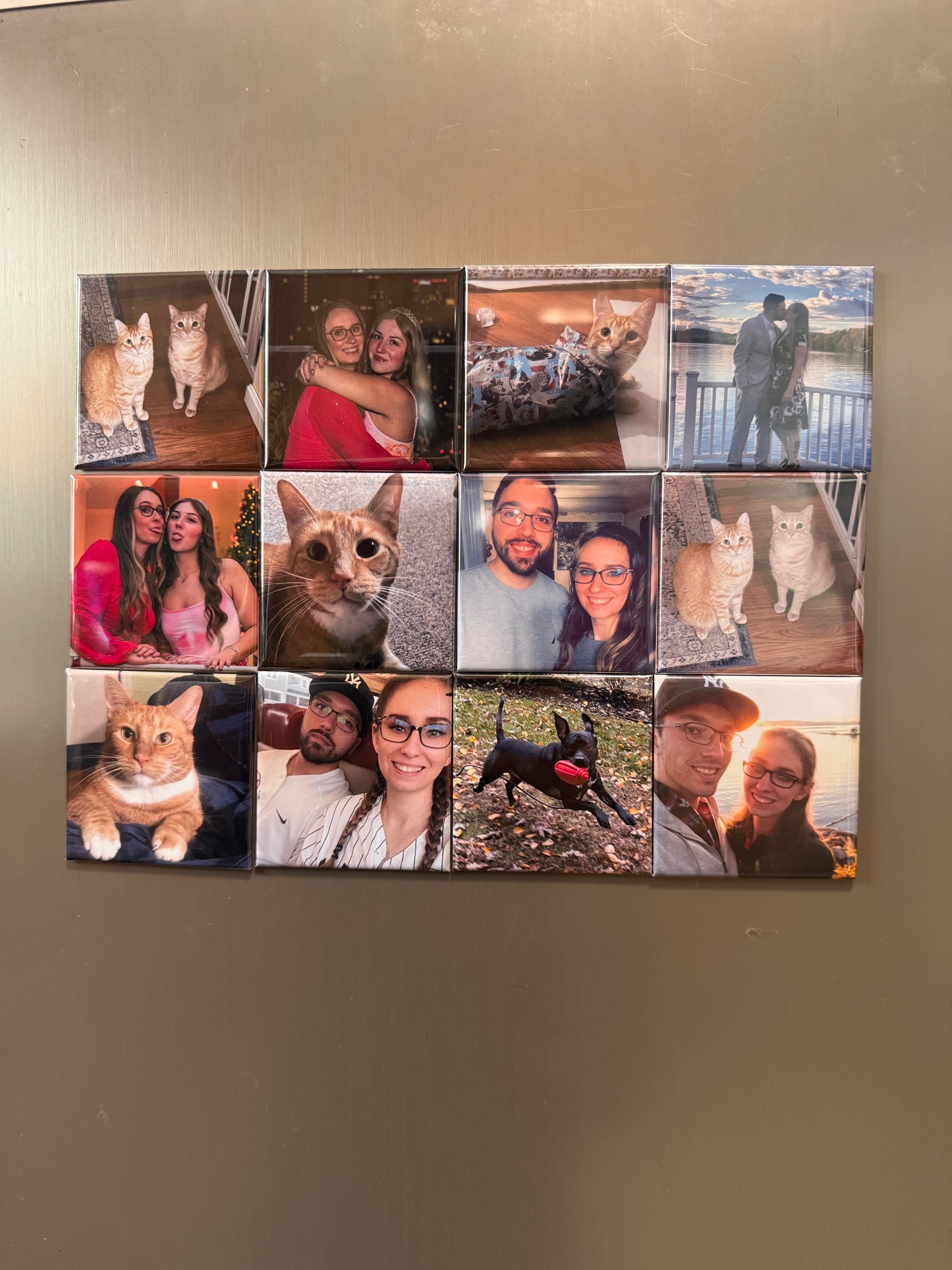 2.5 x 2.5 Custom Photo Magnets 12 Pack