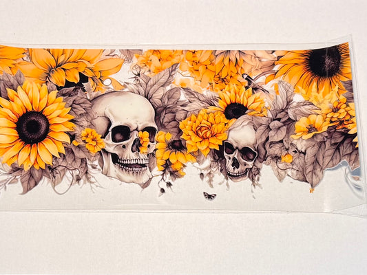 Sunflowers And Skulls