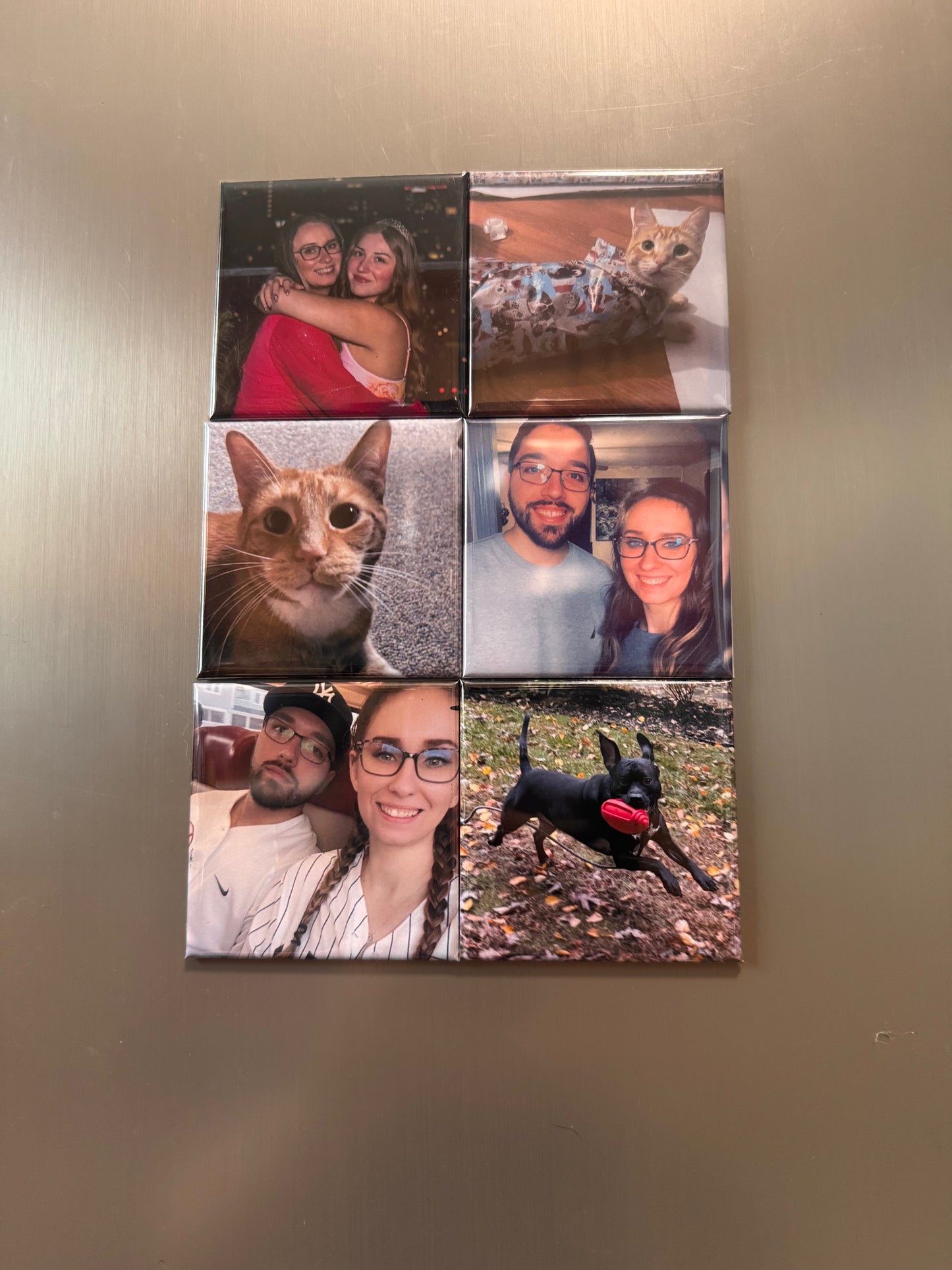 2.5 x 2.5 Custom Photo Magnets 6 Pack
